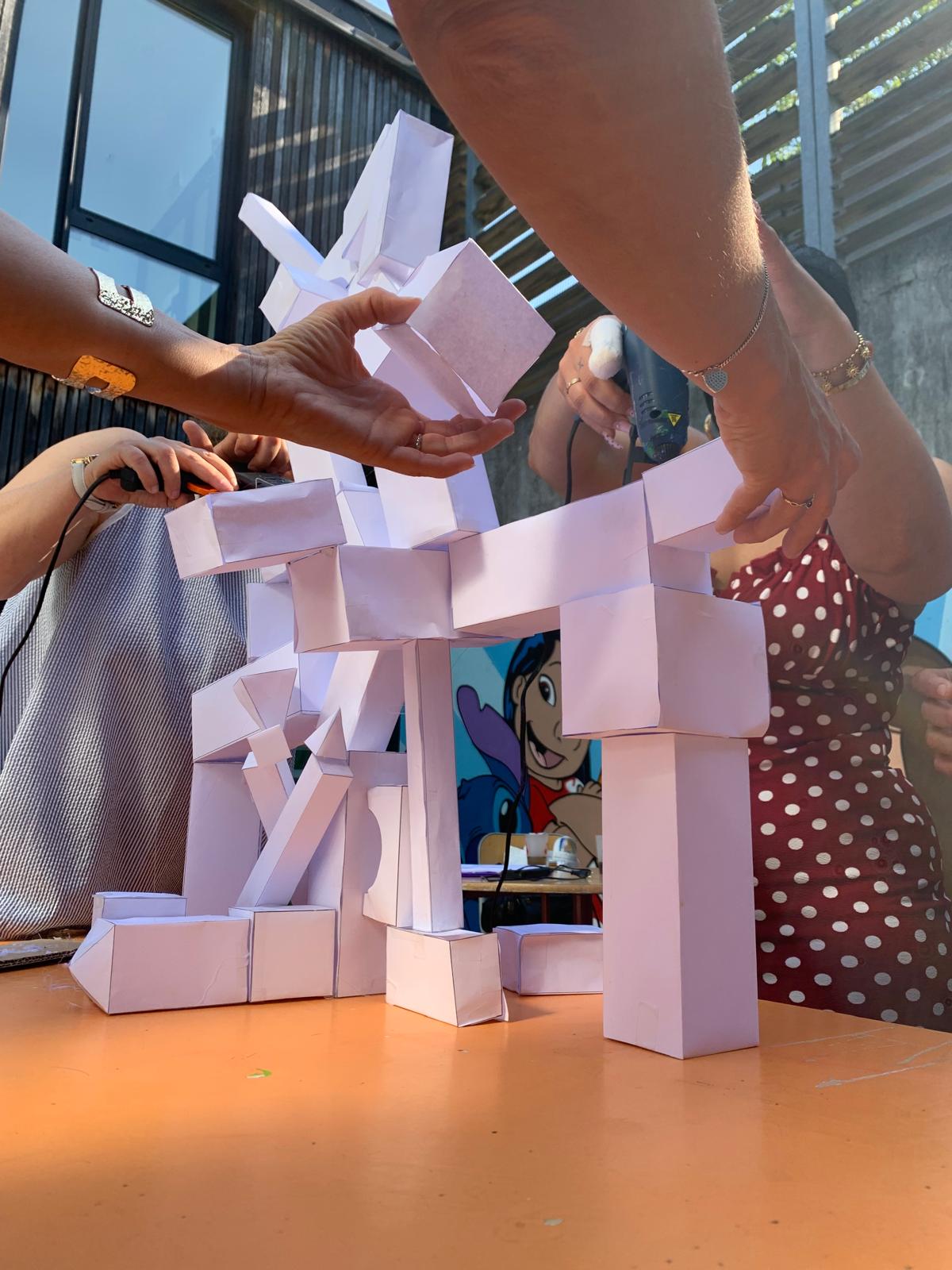Atelier de construction Arts plastiques & 3D par Antoine Dazy et Aurélie Bonamy